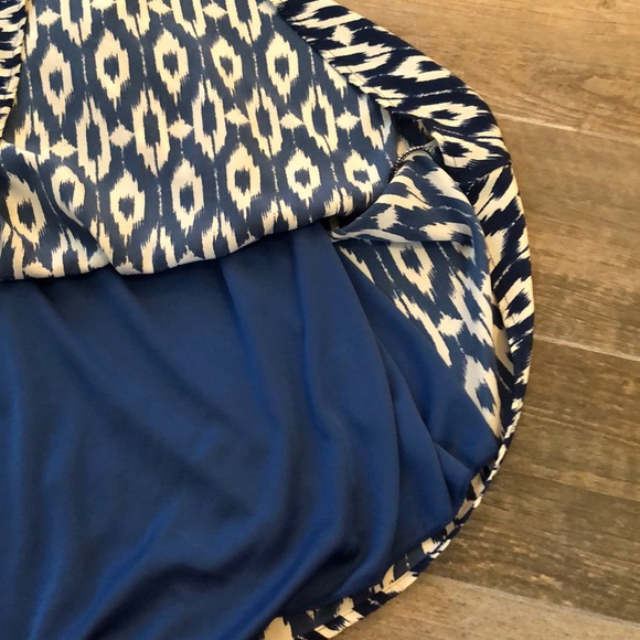 NWT blue and cream Francescas dress - Picture 5 of 6